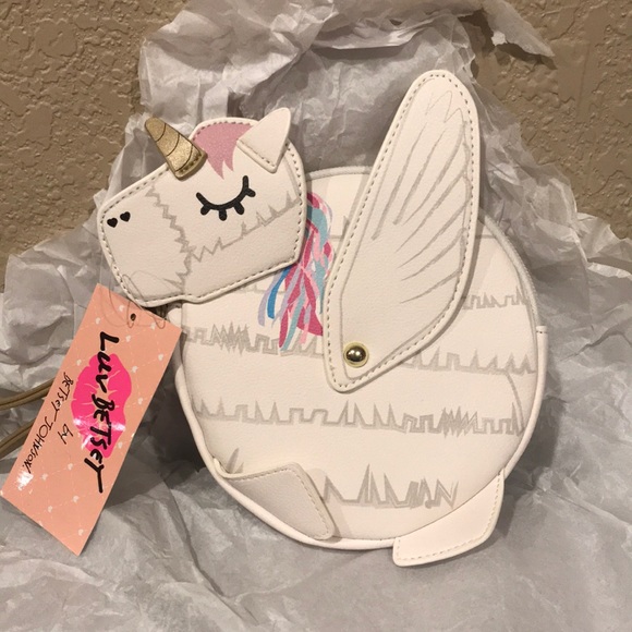 SOLD.    Betsey Johnson wristlet. Unicorn - Picture 1 of 4